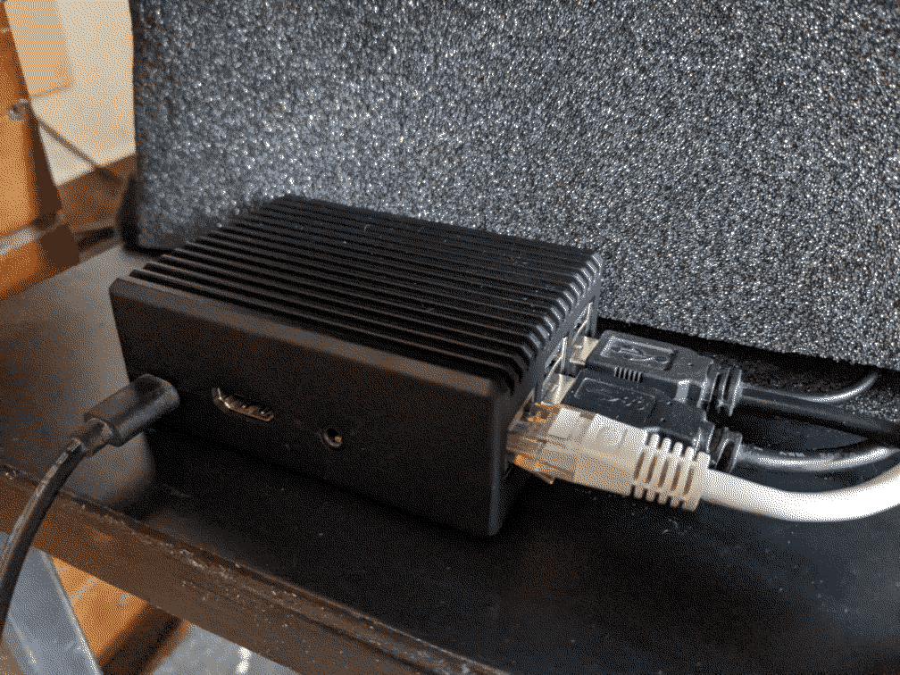 The Pi 3 in its natural habitat.
